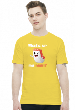 T-shirt męski - What's up my nigiri?