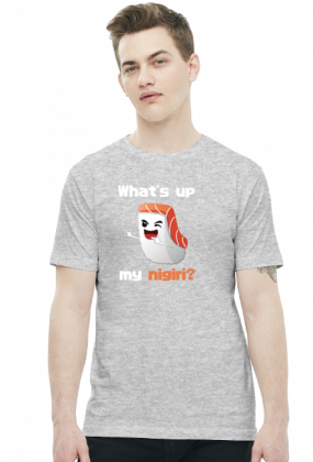 T-shirt męski - What's up my nigiri?