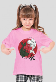 Koszulka fish dziecięca różowa