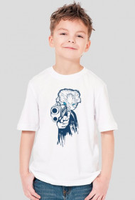 Koszulka gun dziecięca biała