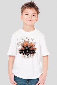 Koszulka spider dziecięca biała