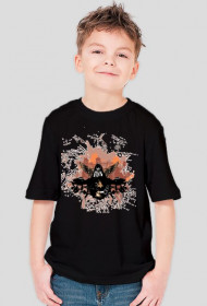 Koszulka spider dziecięca czarna