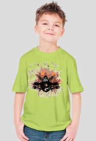 Koszulka spider dziecięca zielona