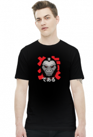 T-shirt męski - "Jestem małpą" po japońsku