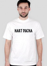 Koszulka z czarnym napisem HART DUCHA