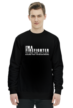 I'm a firefighter - bluza męska
