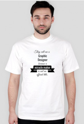 graphic designer t-shirt męski