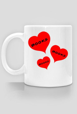 Kubek Love Books