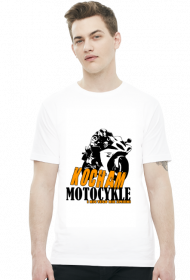 Kocham motocykle i nic tego nie zmieni - męska koszulka motocyklowa