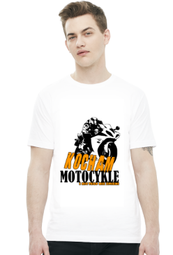 Kocham motocykle i nic tego nie zmieni - męska koszulka motocyklowa