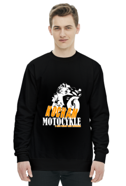 Kocham motocykle i nic tego nie zmieni - męska bluza motocyklowa