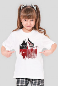 Poland koszulka patriotyczna dziecko