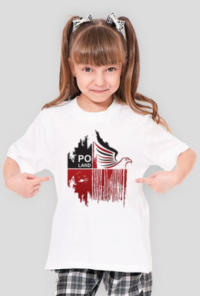 Poland koszulka patriotyczna dziecko