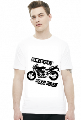 Motocykl moja pasja - męska koszulka motocyklowa