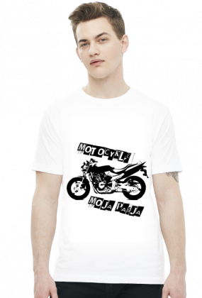 Motocykl moja pasja - męska koszulka motocyklowa