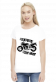 Motocykl moja pasja - damska koszulka motocyklowa