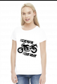 Motocykl moja pasja - damska koszulka motocyklowa