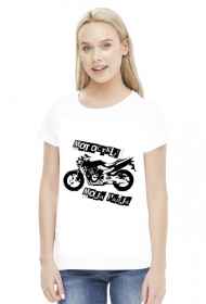 Motocykl moja pasja - damska koszulka motocyklowa