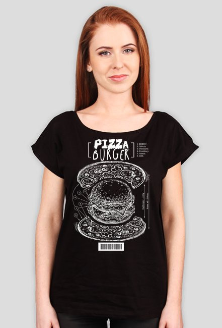 Pizza Burger - ♀ czarna