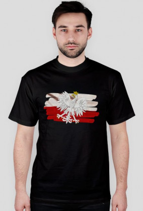 Black Enduro T-Shirt Patriotyczny