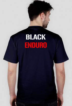 Black Enduro T-Shirt Patriotyczny