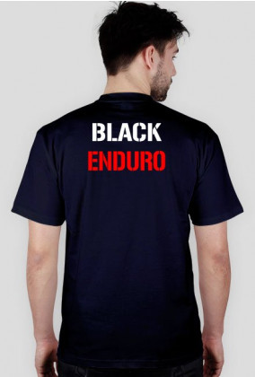 Black Enduro T-Shirt Patriotyczny