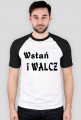 Koszulka Baseball z napisem Wstań i WALCZ