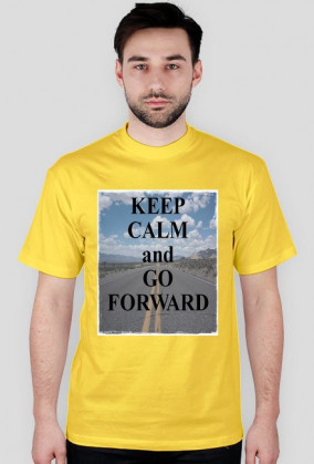 Koszulka KEEP CALM and GO FORWARD