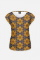 Creativewear Abstract Pattern Gold Grape Full Women