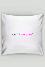 Poszewka na poduszkę "Less drama"