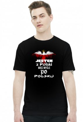 koszulka z nadrukiem Polish Jestem