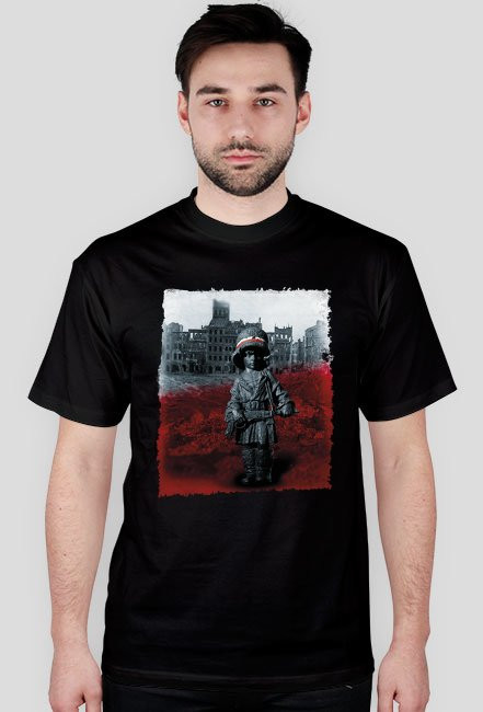 KOSZULKA MĘSKA MŁODY POWSTANIEC