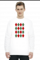Bluza świąteczna - sweter w romby