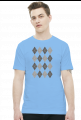 Koszulka - sweter w romby