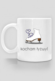 Kubek Kocham łyżwy!