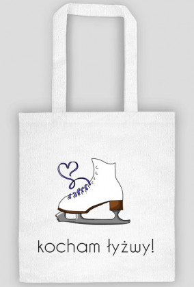 Torba Kocham łyżwy!