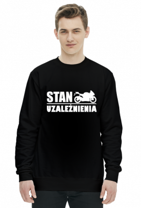 Stan uzależnienia - męska bluza motocyklowa