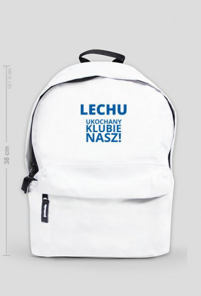 Plecak mały: Lech Poznań - Lechu ukochany klubie nasz!