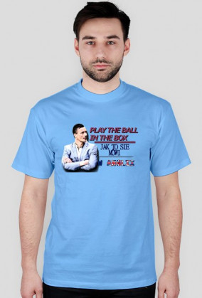 Koszulka: Play the ball in the box