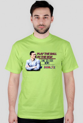 Koszulka: Play the ball in the box