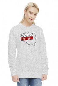 Czas Patriotów (bluza damska) ciemna grafika