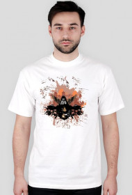 Koszulka spider męska biała