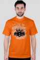 Koszulka spider męska pomarańczowa