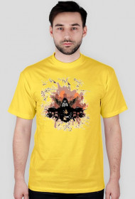 Koszulka spider męska zółta
