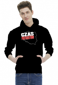 Czas Patriotów (bluza z kapturem) jasna grafika