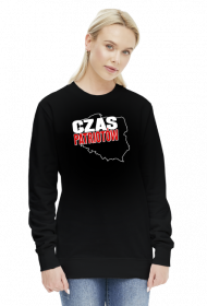 Czas Patriotów (bluza damska) jasna grafika