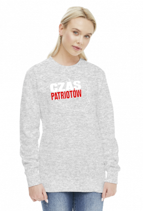 Czas Patriotów (bluza damska) jasna grafika