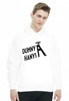 Dumny Hanys (bluza z kapturem) ciemna grafika