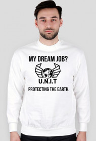 Doctor Who bluza UNIT "My Dream Job" męska