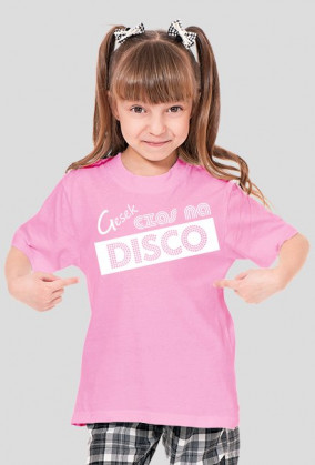 Gesek - Czas na Disco, Dziewczynka, Biały napis